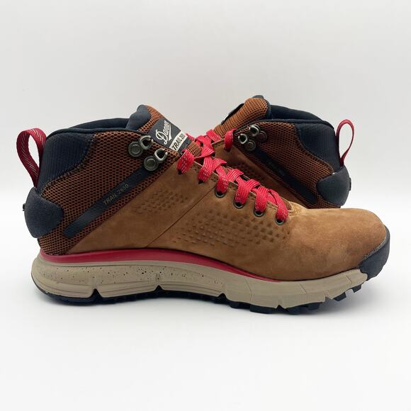 Danner Mens 4" Trail 2650 Mid GTX Hiking Shoes US 7 D EU 40 Brown Red WP NIB - Picture 5 of 13